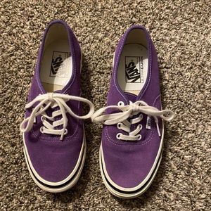 Purple authentic vans
